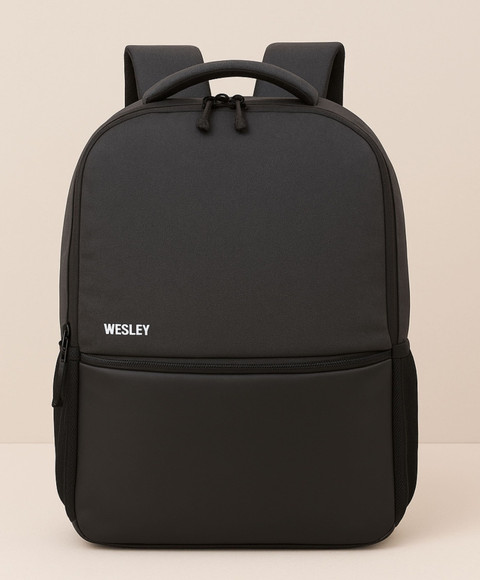 WESLEY bag 30 L Laptop Backpack Black - Price in India | Flipkart.com