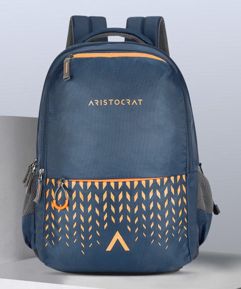 ARISTOCRAT Polyester Bean Navy For Men Women 30 L Backpack Navy