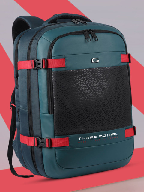 Gear Turbo 45 Travel 40 L Laptop Backpack Teal-Black Price in
