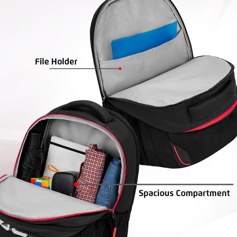 SafariZektor3身長153-163cm 定価9.9万円 SAFARI Quadro 3 43 L Backpack Black - Price in India | Flipkart.com