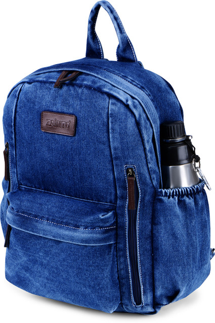 Zainto Denim bag for women 25 L Backpack