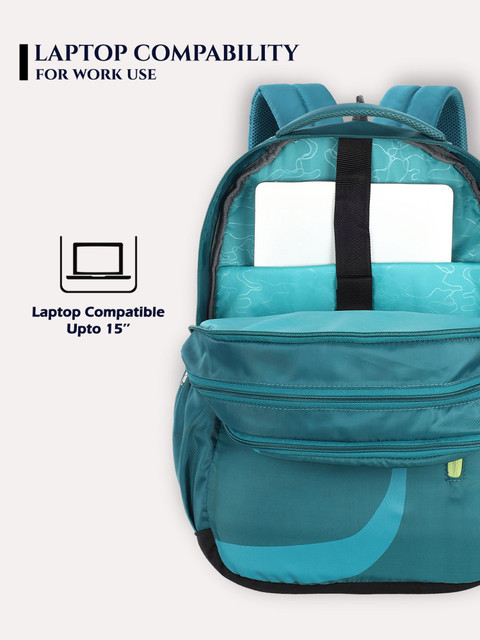 Lavie Sport Zolt X Laptop 34 L Laptop Backpack Teal - Price in