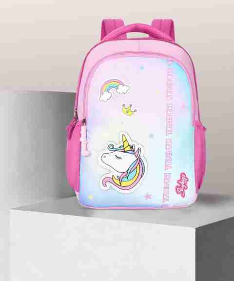 SKYBAGS BUBBLES UNICORN 03 SCHOOL BACKPACK PINK 18 L Backpack