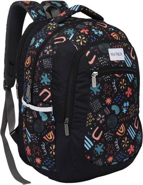 Matsun Unisex WaterResistant School Backpack With Rain Cover Durable  Lightweight 45 L Backpack