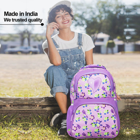 Stryker Floral Print Lightweight Girls Bag Stylish Latest Backpack