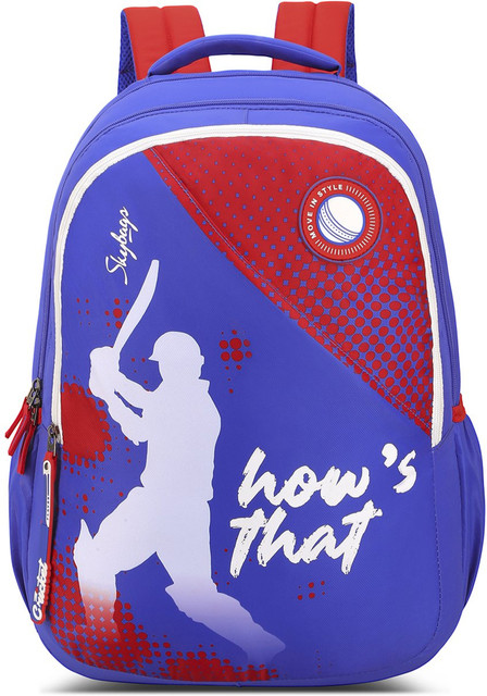 SKYBAGS Flow Casual Printed School Bag For Girls and Boys with Rain Cover  L Backpack