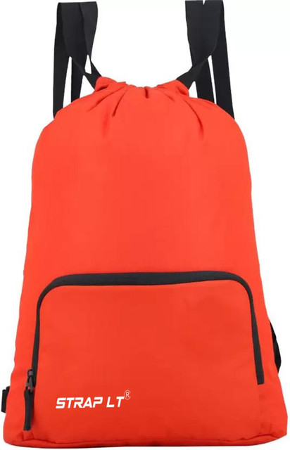 Straplt Travel Drawstring Backpack for Outdoor drawstring bag Foldable  design 15 L Backpack