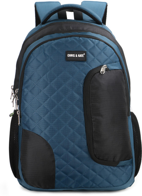 19 inch laptop backpack india Chris & Kate Quilted 19 inch Men Women Unisex Casual office Travel Bag with  3 Compartments 27 L Laptop Backpack Green - Price in India