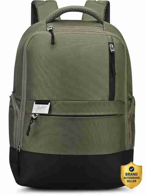 SKYBAGS Small 20 L Laptop Backpack Nero 15 Inch Anti-Theft Laptop Compatible | 3 Compartments | Trolley Sleeve (Green) - Image 5