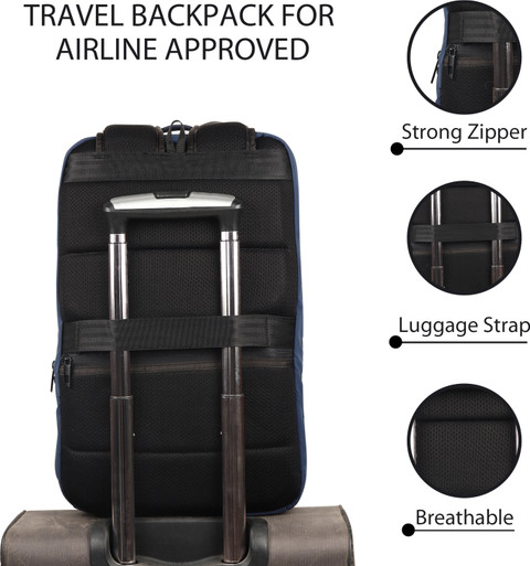 WESLEY Rover Pro Series Smart Anti-Theft Laptop Backpack With USB-A C  Type Charging 30 L Laptop Backpack