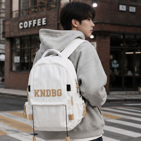 arisen 40L Korean Style Laptop Backpack (White) - Image 5