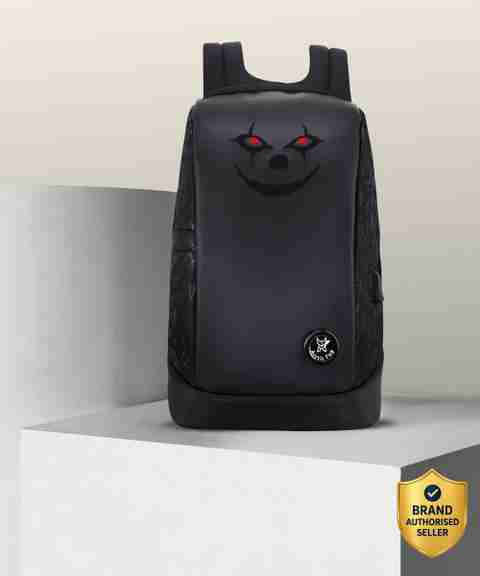 ＜JOKER × Third＞POUCH TYPE-2 Arctic Fox Joker Anti-Theft Black 23 L Laptop Backpack Black, Red