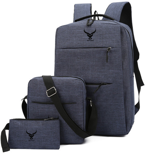 REDHORNS Set of With Inch Padded Sleeves Laptop Bag For Men Women  With USB Port 25 L Laptop Backpack