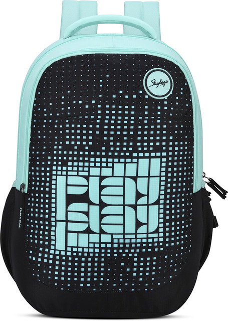 SKYBAGS KLAN PLUS V2 01 SCBP PLAY CYAN BLU BLACK 38 L Backpack