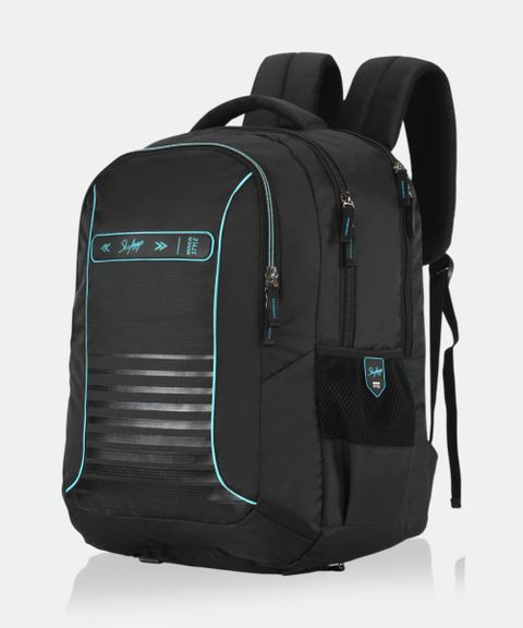 skybags backpacks with rain cov Laptop Backpack 32L Cover, 3 Spacious Compartments, Front Access Pocket & Gadget Pocket | Black For backup on wet days Osprey Ultralight Raincover | Hilton's