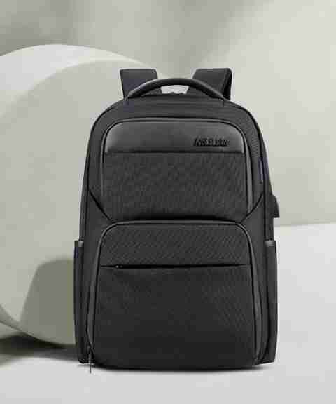arctic hunter laptop backpack AH 40L Carry On Travel for Men, TSA Flight Approved Bag, Expandable Business Water Resistant Luggage Backpack (Black): Clothing, Shoes & Jewelry Theft proof protect items inside from thief Laptop Backpack With Phone Pocket