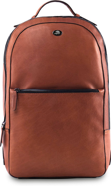 Perf Unisex Leather Backpack Premium Slim Stylish Laptop Bag