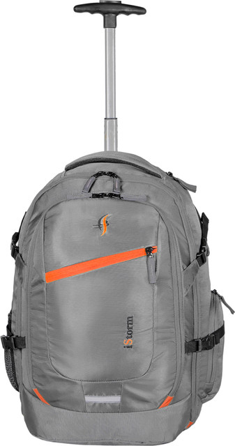 Istorm Backpack Overnighter Trolley Grey Orange Zip 45 L Trolley
