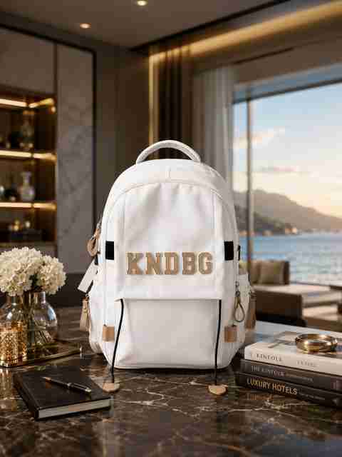 arisen 40L Korean Style Laptop Backpack (White) - Image 2