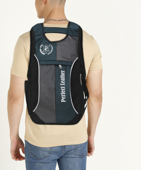 perfect leather Trendy College school Travel Causal carrying 1680 Men Bags  25 L Laptop Backpack