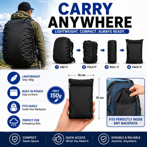 55l backpack rain cover RUCK Drain hole lets water trickle out Unique Bargains Waterproof Backpack Rain