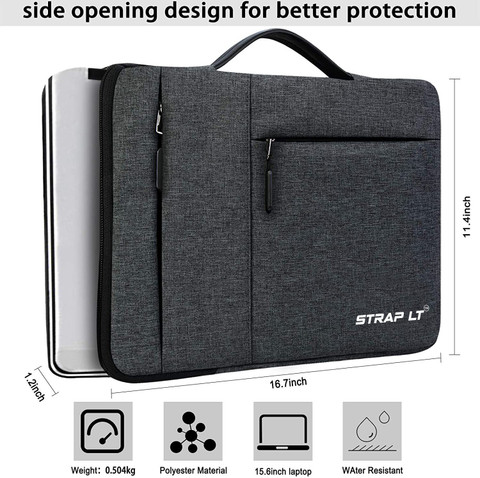 Straplt Laptop Bag Sleeve For Inch Laptop Case Cover Pouch MacBook  Pro, Waterproof Laptop Sleeve/Cover