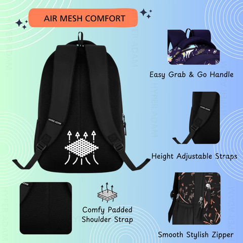 Hyper Adam School Bags for Girls College Backpack