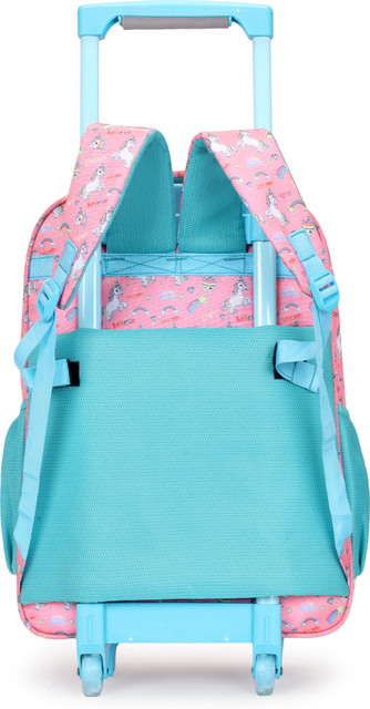 Trolley Big Unicorn School Bag Pink Trolley School Bag Funfair Backpack Trolley With Light Up Wheels  Purple/Pink