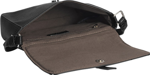 ACCESSORIZE LONDON Black Sling Bag Women's Faux Leather