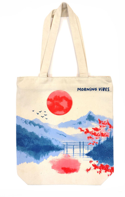 バッグ Morning Glory Artwork Design TOTE Morning Glory Artwork Design TOTE トートバッグ - メルカリ