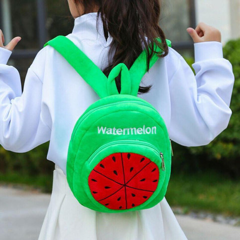 Xigua Cute Watermelon Backpack For Kids & Teens - Water Resistant Laptop School Bookbag