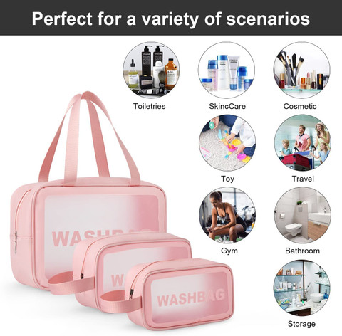 Uratech Toiletry Bag, Wash Bag Cosmetic Bag Cosmetic Bag