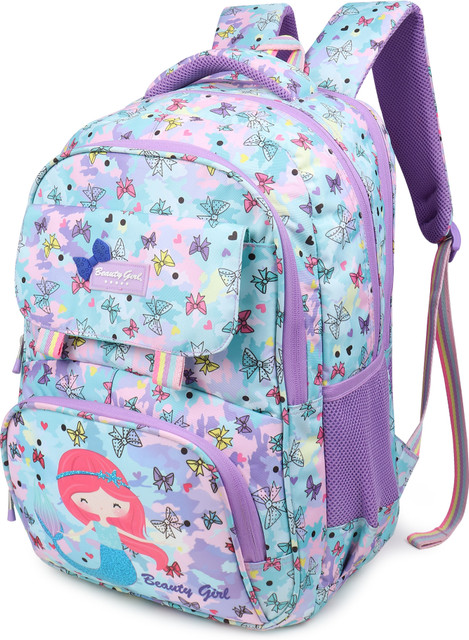 BEAUTY GIRLS BY HOTSHOT1606|Tuition Bag|College Backpack|For Girls  Women|19 Inch School Bag