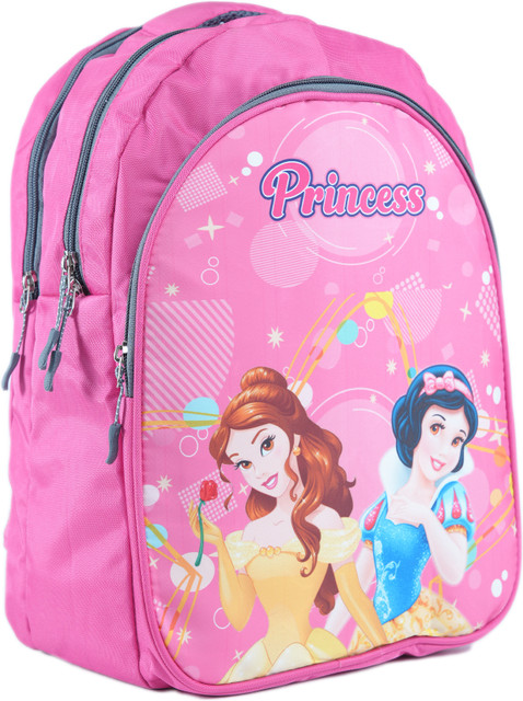 Maglan Girlish Princess Design upto 2nd class kids Waterproof School Bag