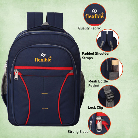 Flexible 60L Large Good Quality for 5th to 10th class,College ,tution bag  Waterproof School Bag