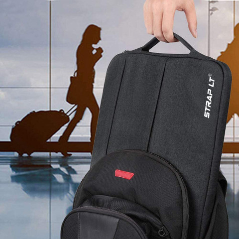 Straplt Laptop Sleeve Case Inch Waterproof Bag Tablet Handle Laptop  Bag Black Waterproof Laptop Sleeve/Cover