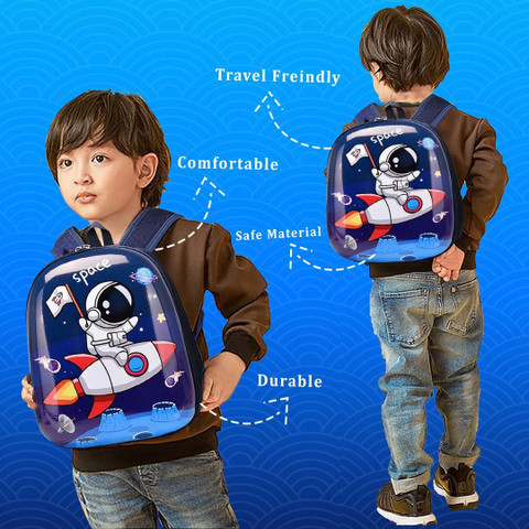 TONY STARK Cute Astronaut Small Backpack Lightweight Kindergarden  Playschool Kids 1-5 Yrs Waterproof School Bag