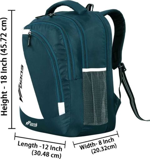 facto Stylish Waterproof Backpack 45L Light Green - Image 8