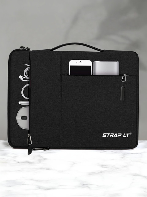 Straplt Bag Tablet Handle Laptop Bag Black Waterproof Laptop Sleeve/Cover