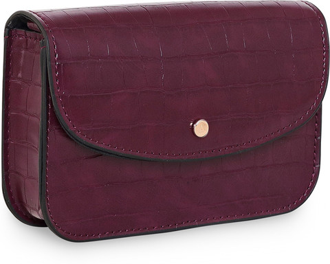 ACCESSORIZE LONDON women's Faux Leather Burgundy