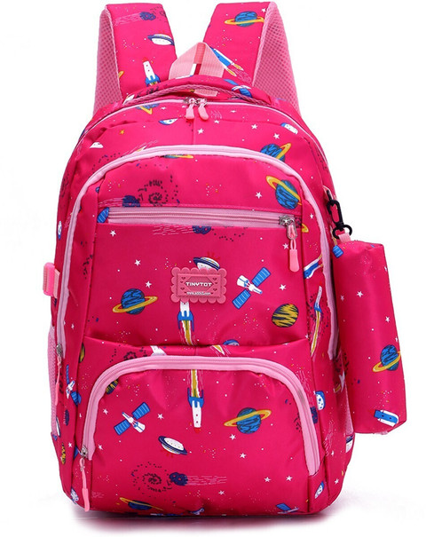 College Bag With Pouch PALAY® School Bag For Girls For 7-12 Year