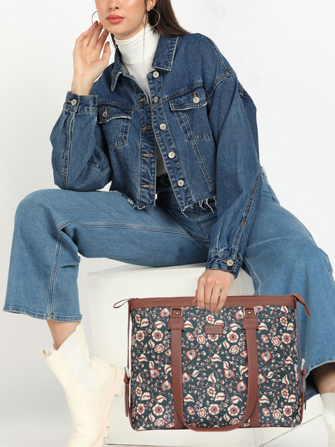 ZOUK Women Handcrafted Blue Kalamkari Women's