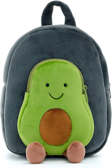 avacado kids diaper bag backpack BEFUNIRISE Toddler for Boys and Girls, Cute Animal Cartoon Mini Backpack Little For 2-6 Years (Avocado) Swati Creation Avocado Green&Grey Bag