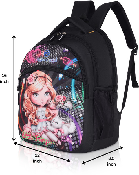 PERFECT GENIUS Kids Stylish Junior School Bag Backpacks  Cartoon/Boy/Girl/Baby/ (3-9 Years) Waterproof School Bag