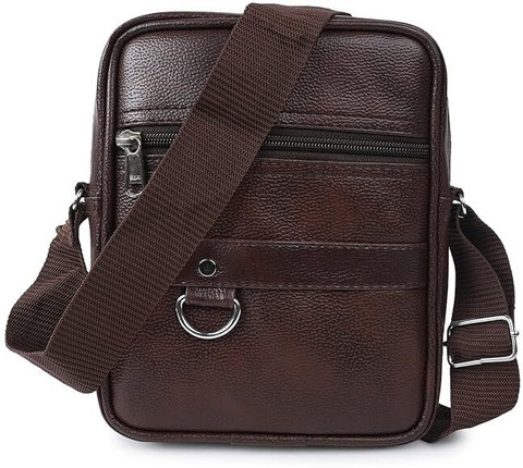 BoldFire Leather Mens Sling Bag || Side Bag, Travel Crossbody Chest Bags  Waterproof Shoulder Bag