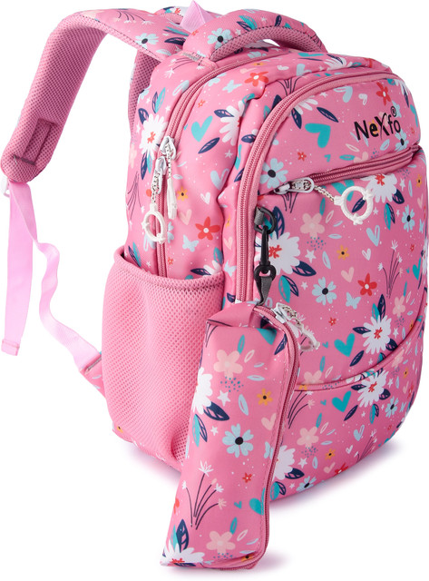 Nexfo Gets Better Girls bags 25 L Backpack Pink Price in India