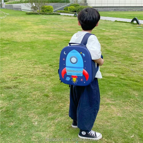 MIRLEWAIY Kids Backpack For Preschool - Cute Kindergarten School Bag With Chest Strap (Navy Blue Muck Truck)