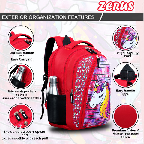 PACKIZO School Bag Kids Bag Travel Bag Kids Backpack For 2-7 Years  Waterproof School Bag