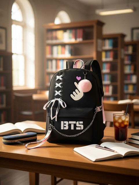 Flipkart.com | Creativeproduct Small 15 L Laptop Backpack BTS