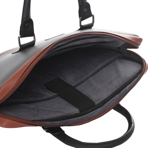 Vaku Luxos Milan 14 Inch Leather Organizer Shoulder Sling Office Bag for  Men Women Laptop Bag